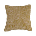 16" Abstract Mustard Pillow