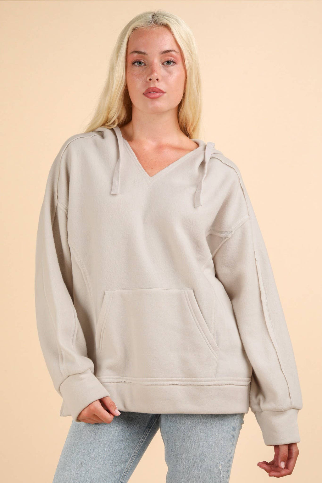 Mineral Washed Oversized Hoodie