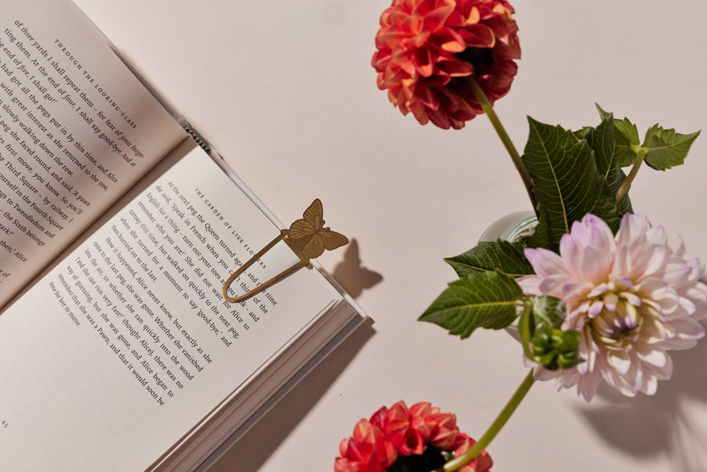 Metal Page Tabs | Mushroom + Butterfly