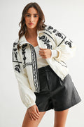Embroidered Bomber Jacket