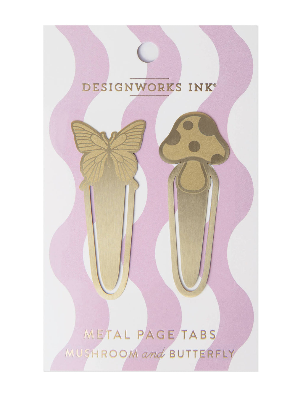 Metal Page Tabs | Mushroom + Butterfly
