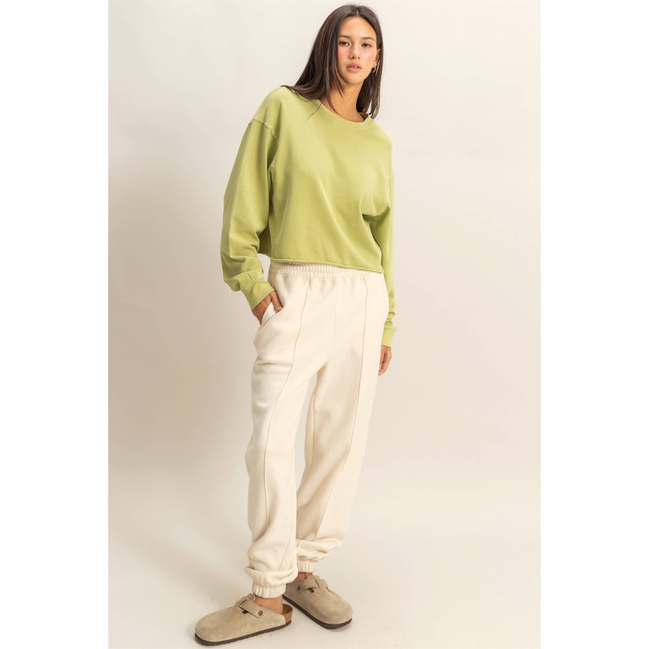 Avocado Green Sweatshirt