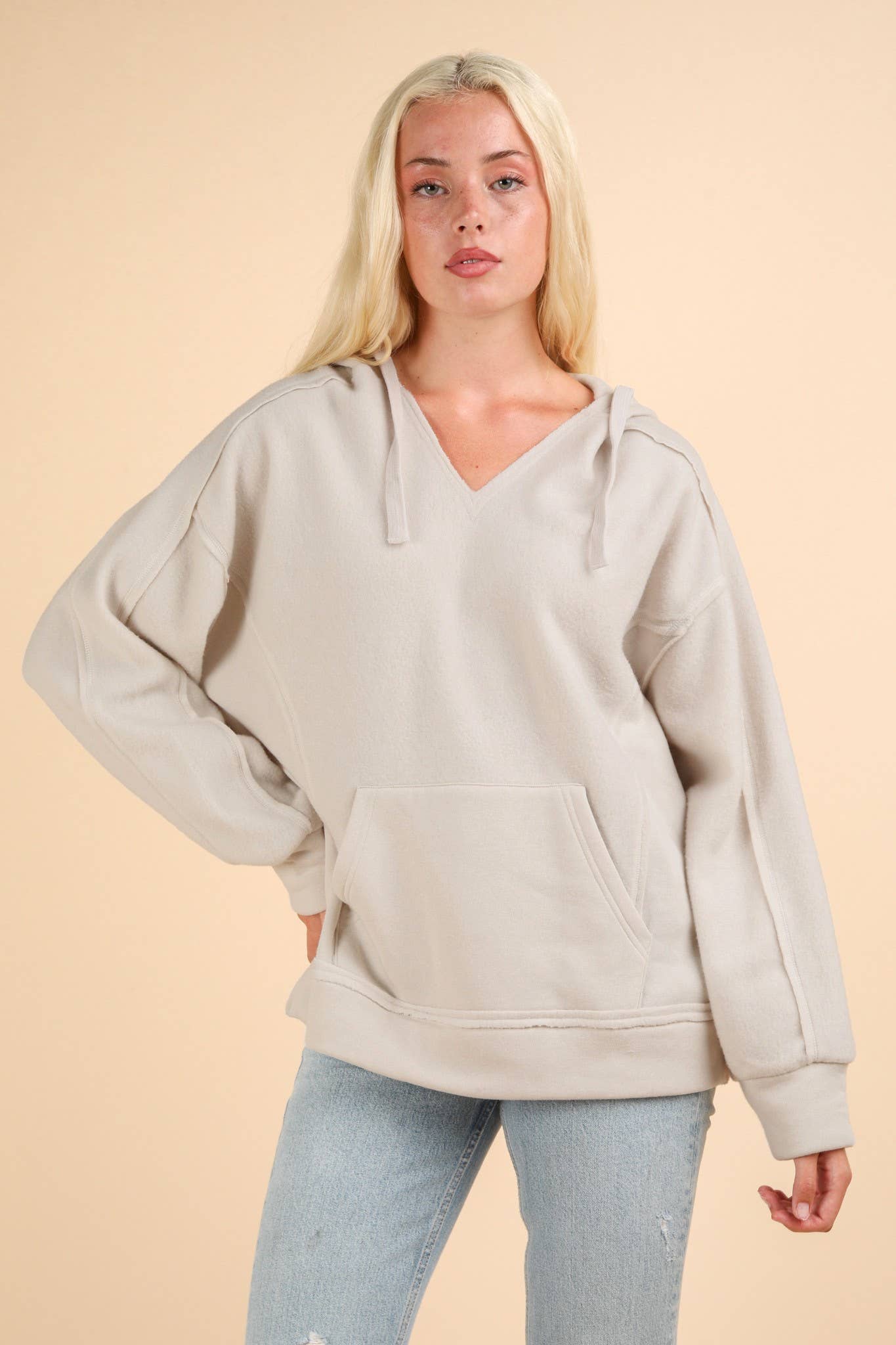 Mineral Washed Oversized Hoodie