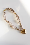 Mariana Leopard Scarf Charm Necklace