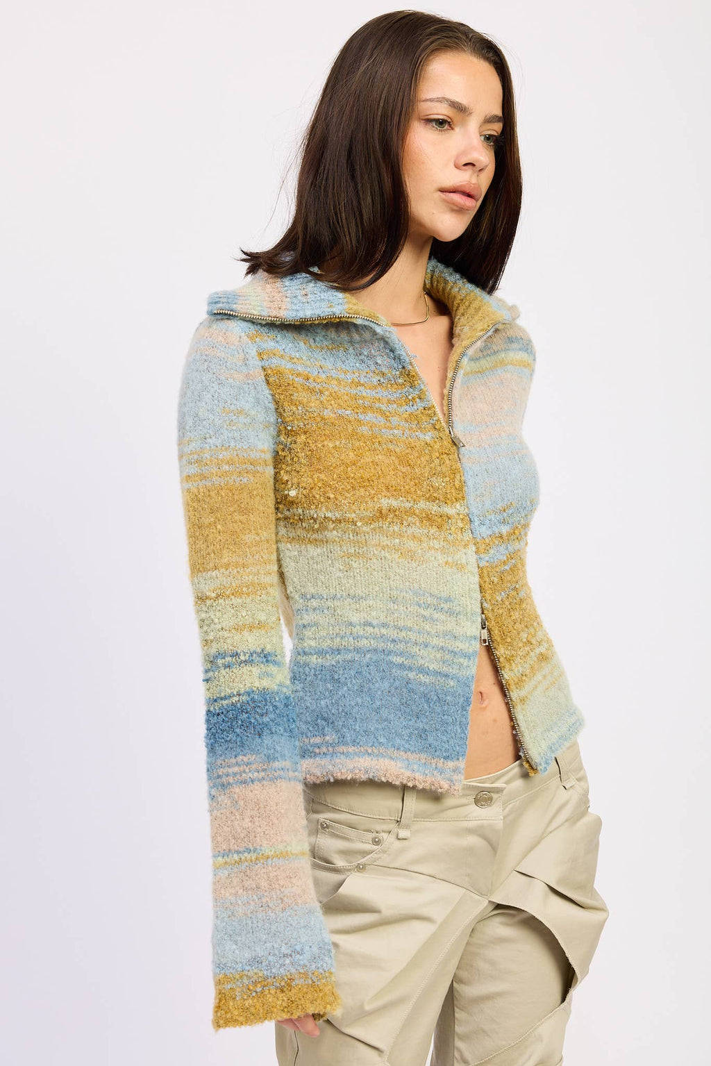 Turtleneck Zip Up