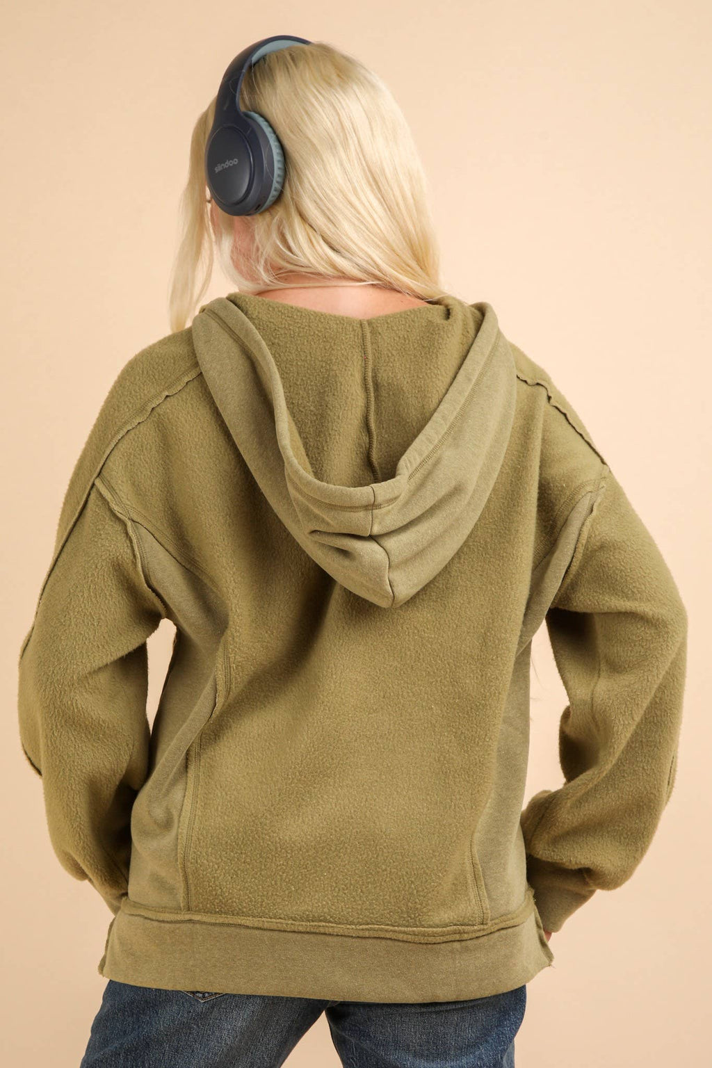Mineral Washed Oversized Hoodie