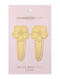 Metal Page Tabs | Flowers