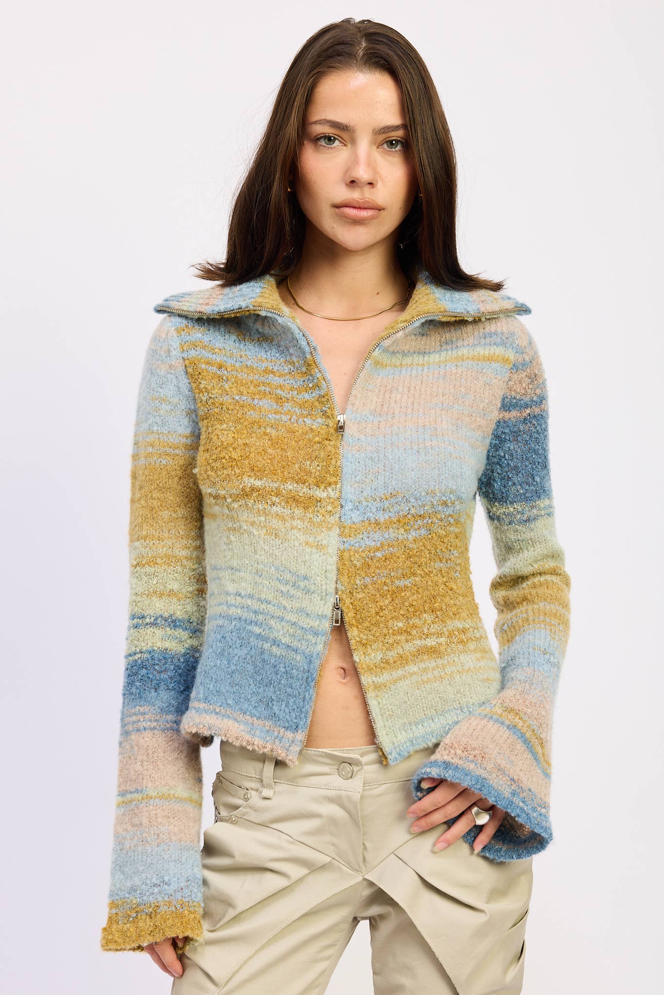Turtleneck Zip Up