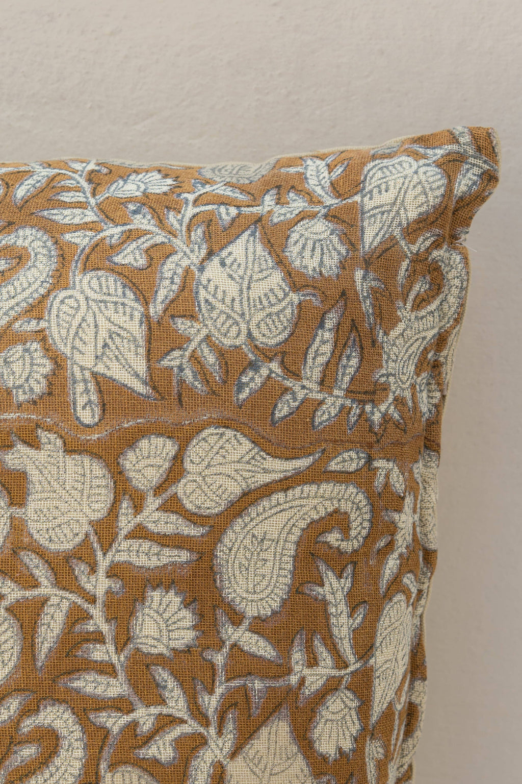 Floral Blockprint Pillow