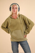 Mineral Washed Oversized Hoodie