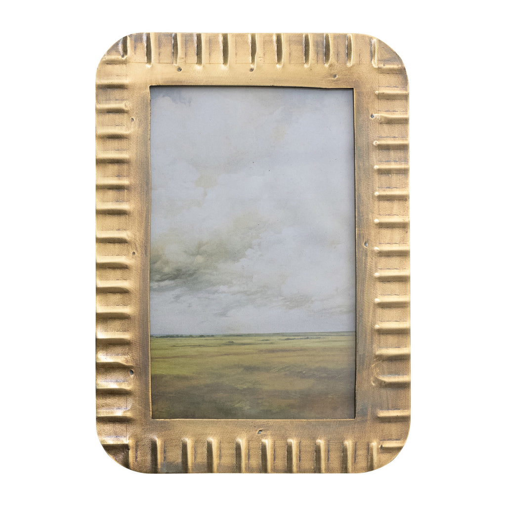 Antique Brass Metal Frame - 4x6