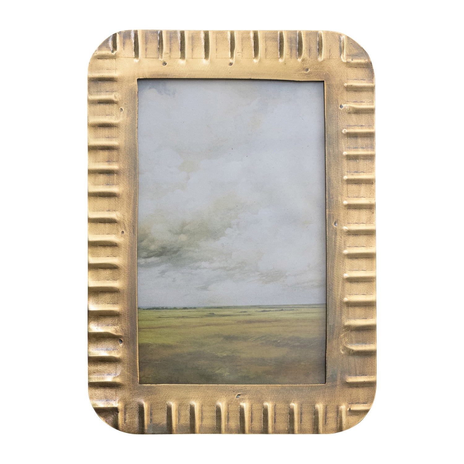Antique Brass Metal Frame - 4x6