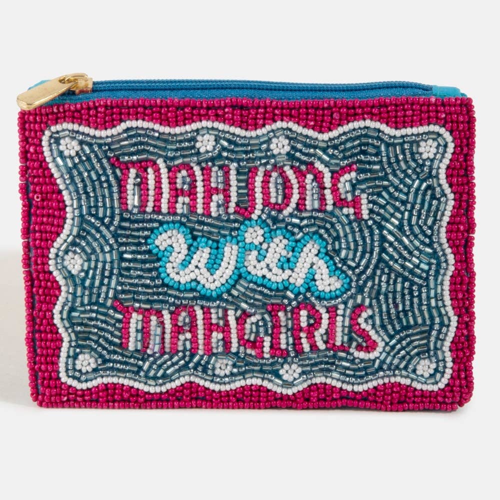 Beaded Coin Purse - Mahjong With Mahgirls
