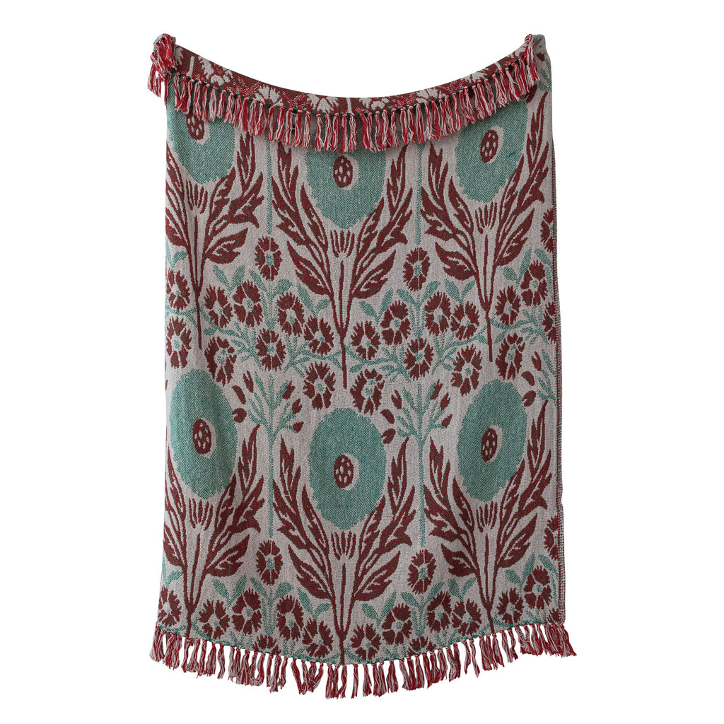 Berry Floral Throw