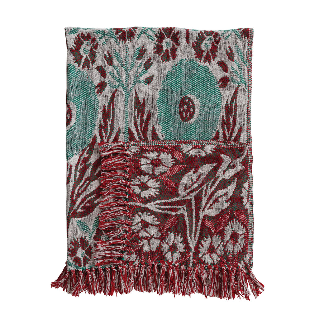 Berry Floral Throw