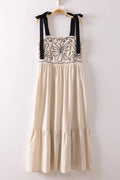 Bloom Embroidered Midi