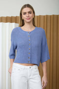 Blue Skies Knit Cardi