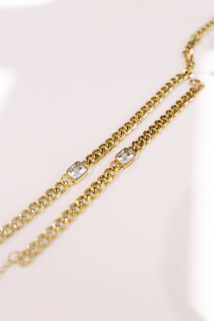Claire Cuban Chain Necklace