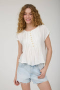 Clean Slate Button Blouse