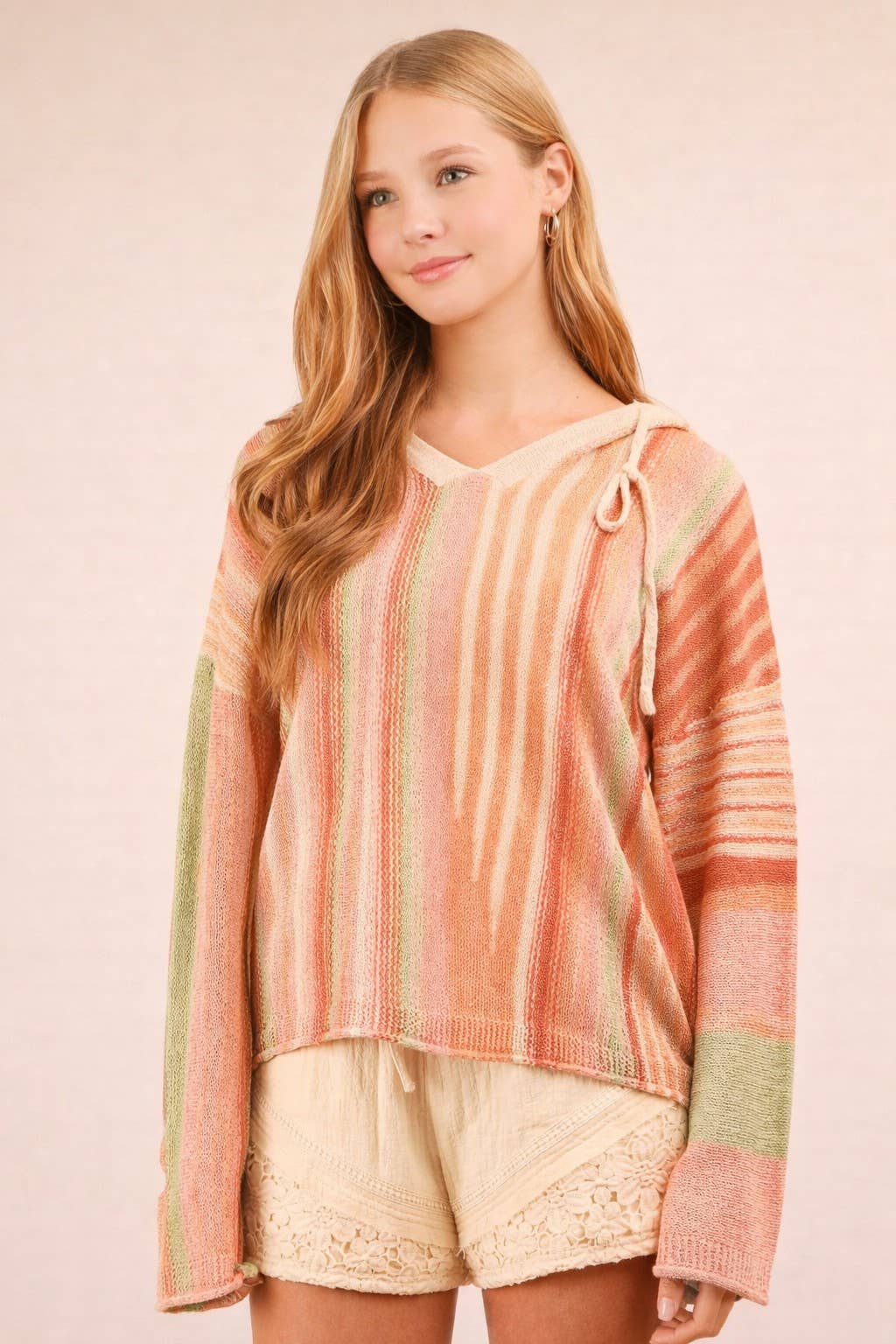Coastal Breeze Hooded Knit