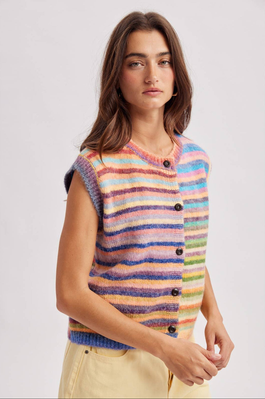 Cotton Candy Stripe Vest