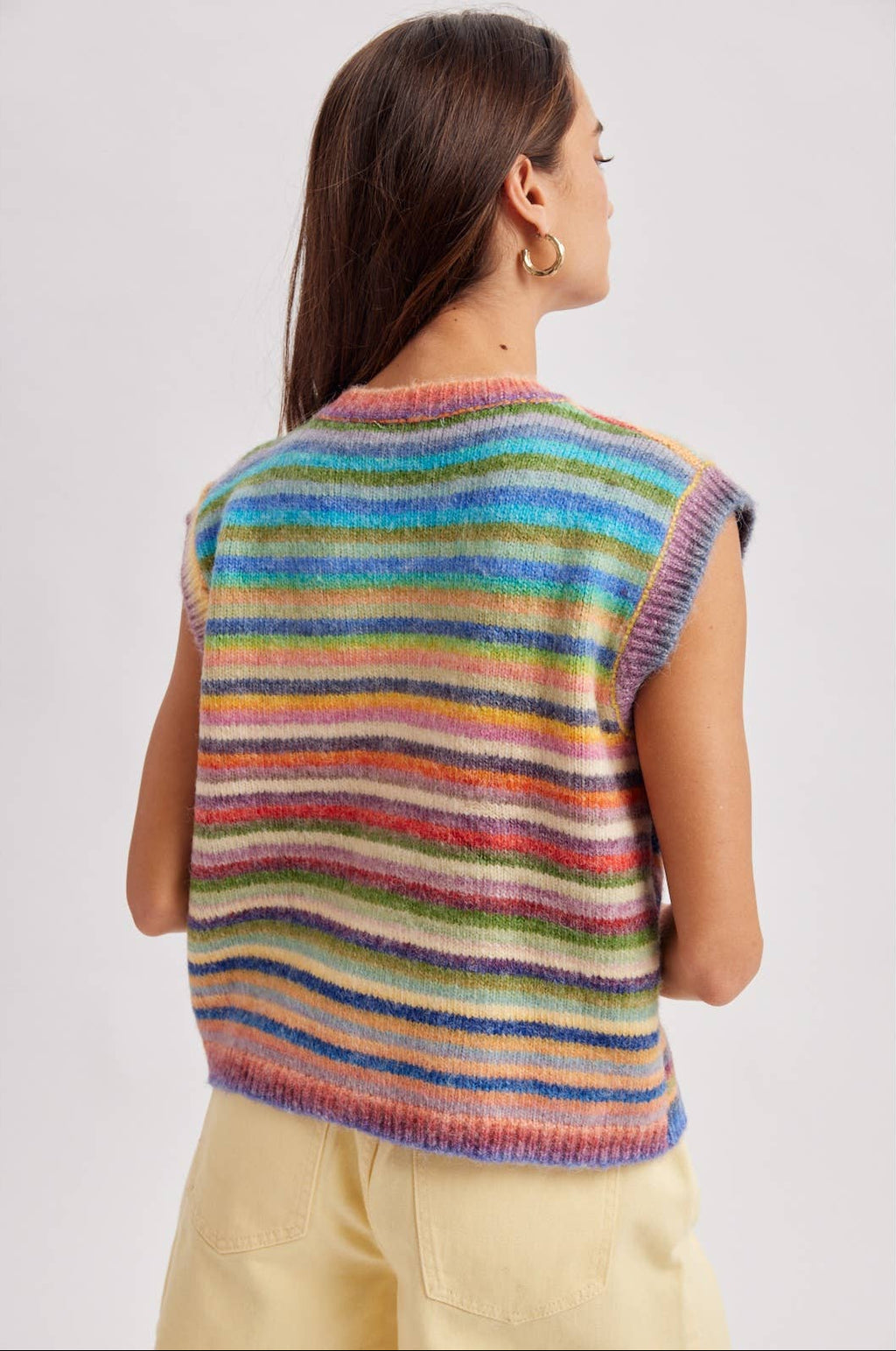 Cotton Candy Stripe Vest