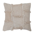 Cotton & Wool Patchwork Pillow