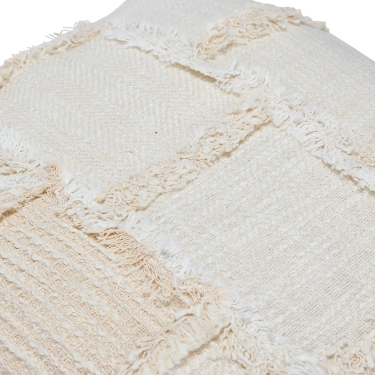 Cotton & Wool Patchwork Pillow