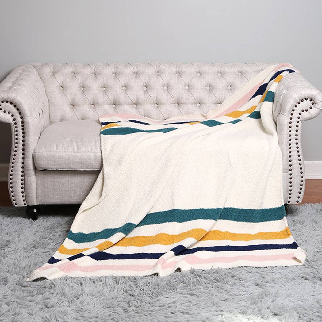 Cozy Cabin Stripe Throw