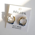 Elvo Irregular Huggie Hoops