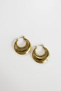 England Gold Hoop Earrings