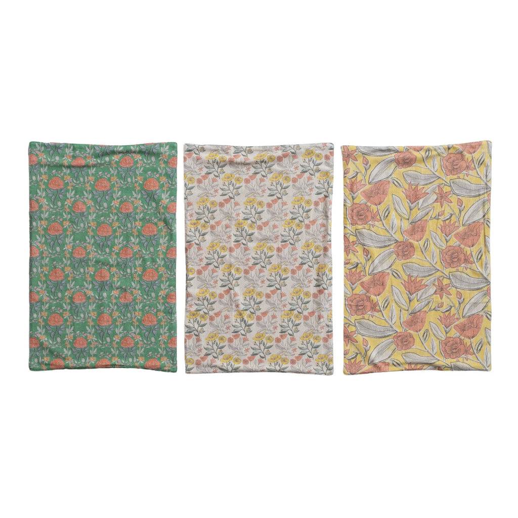 Floral Printed Tea Towels