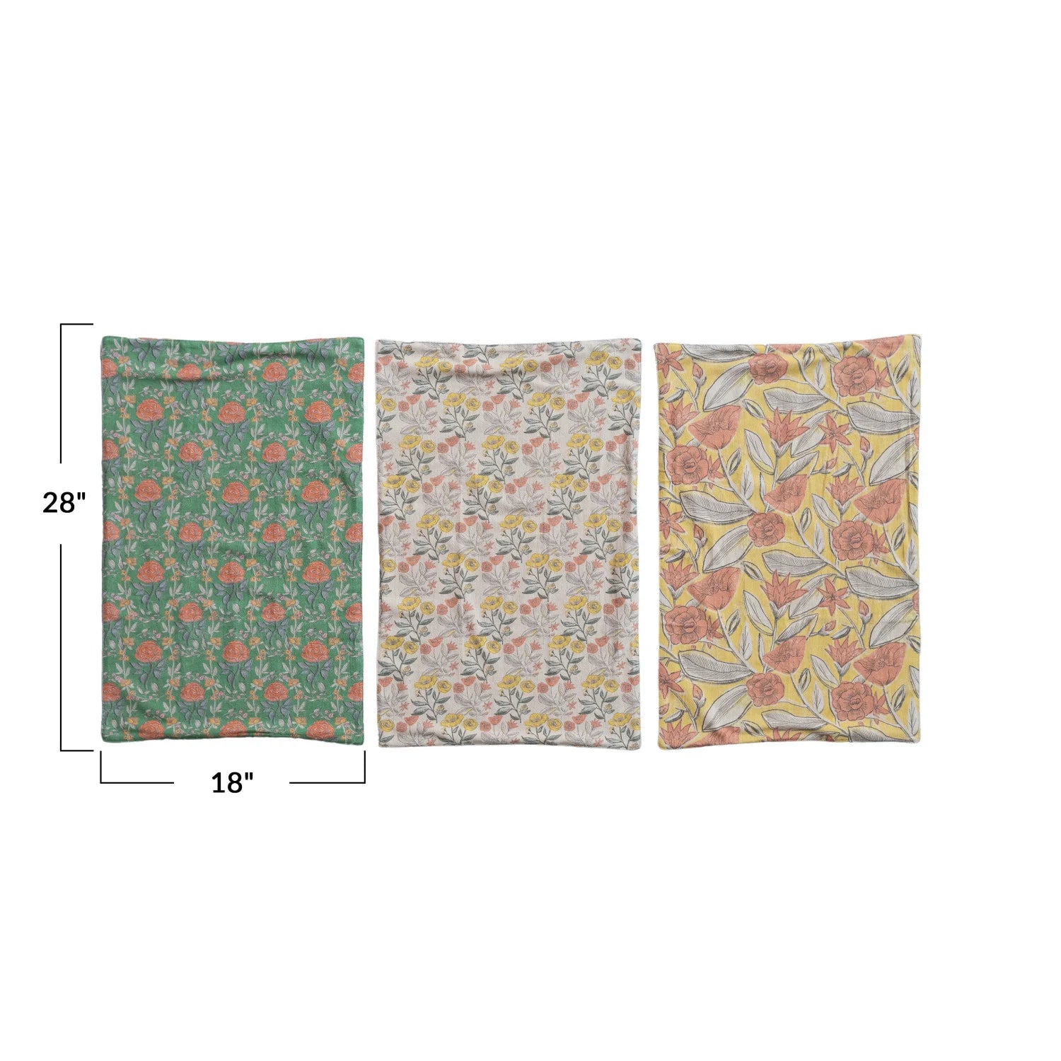 Floral Printed Tea Towels