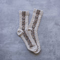 Floral Vintage Socks - Oatmeal