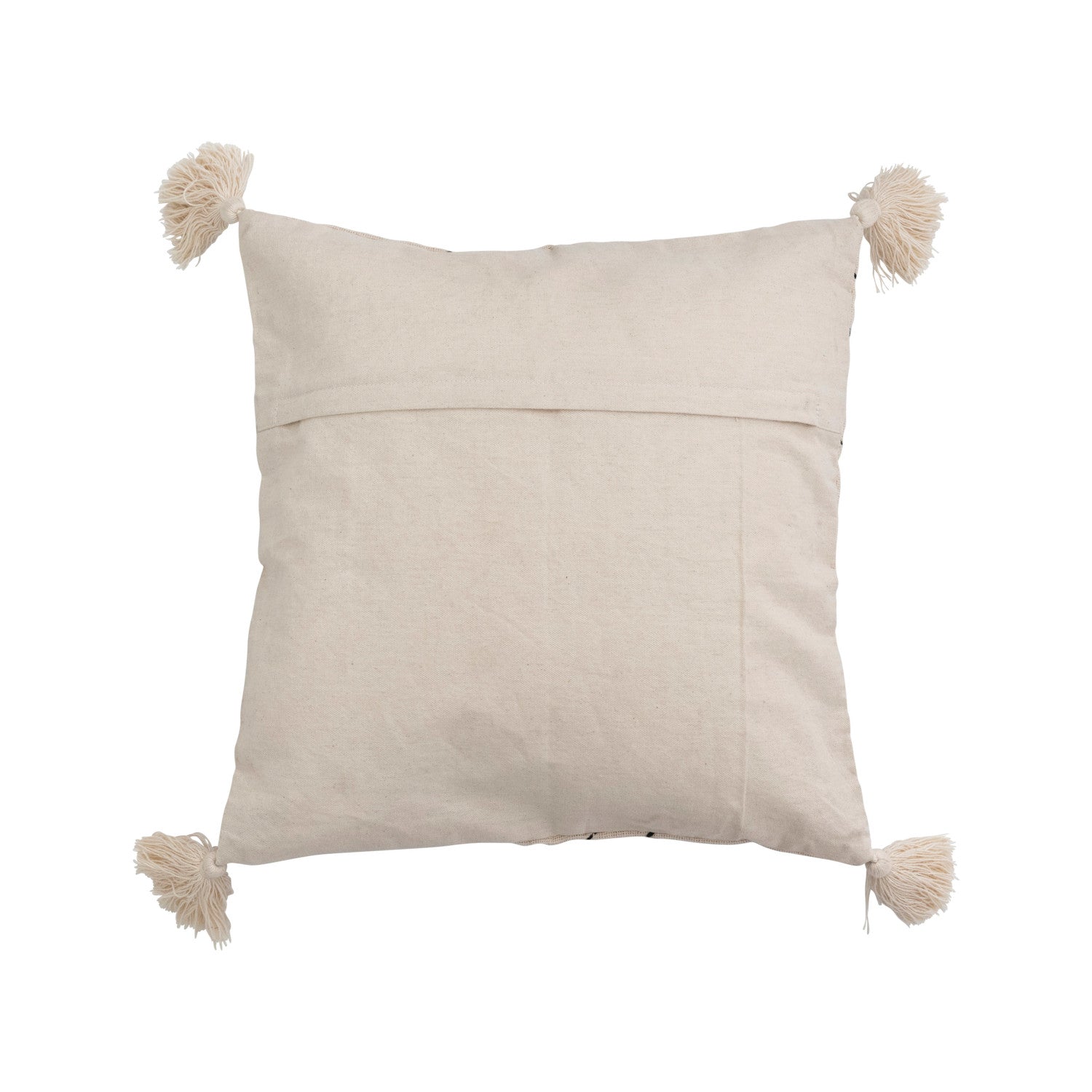 Geometric Embroidered Pillow