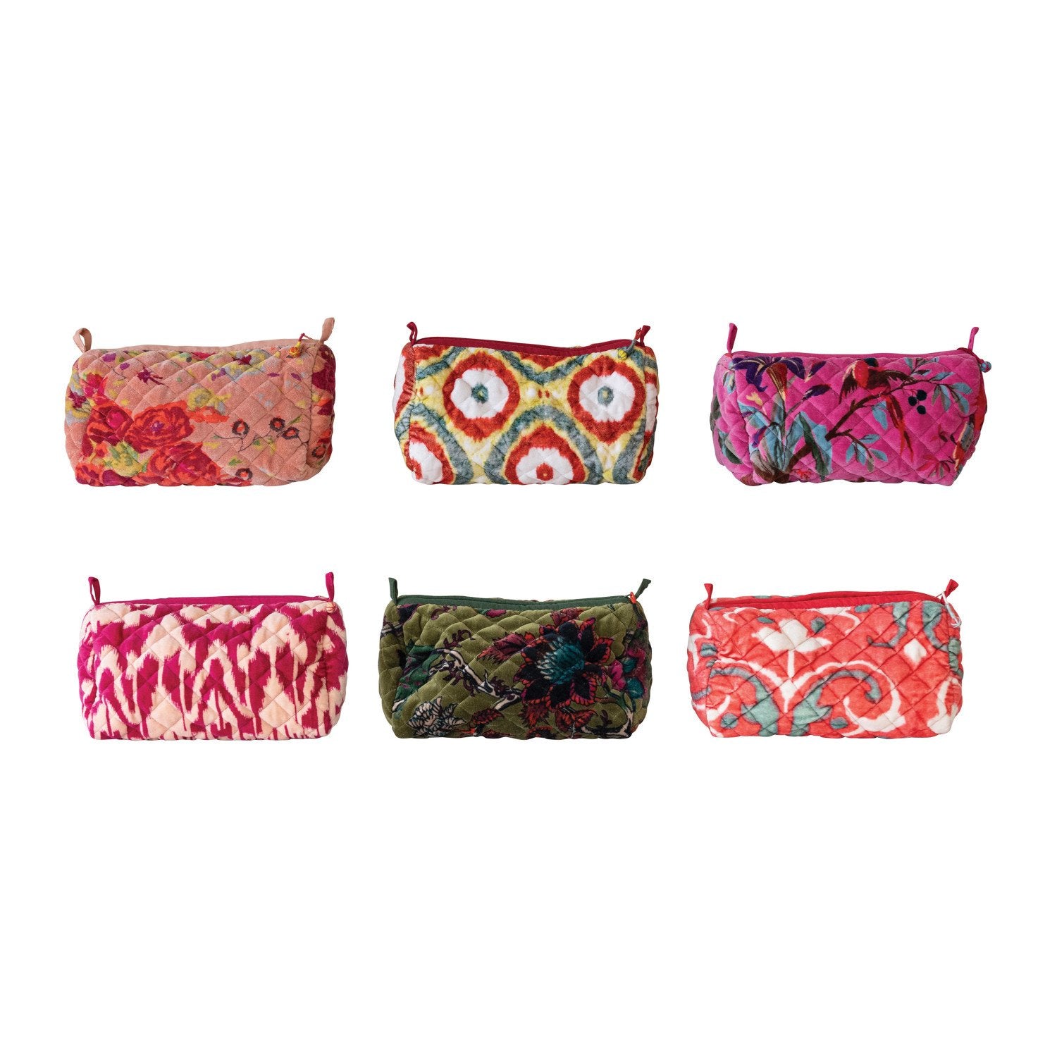 Harper Velvet Zip Pouch