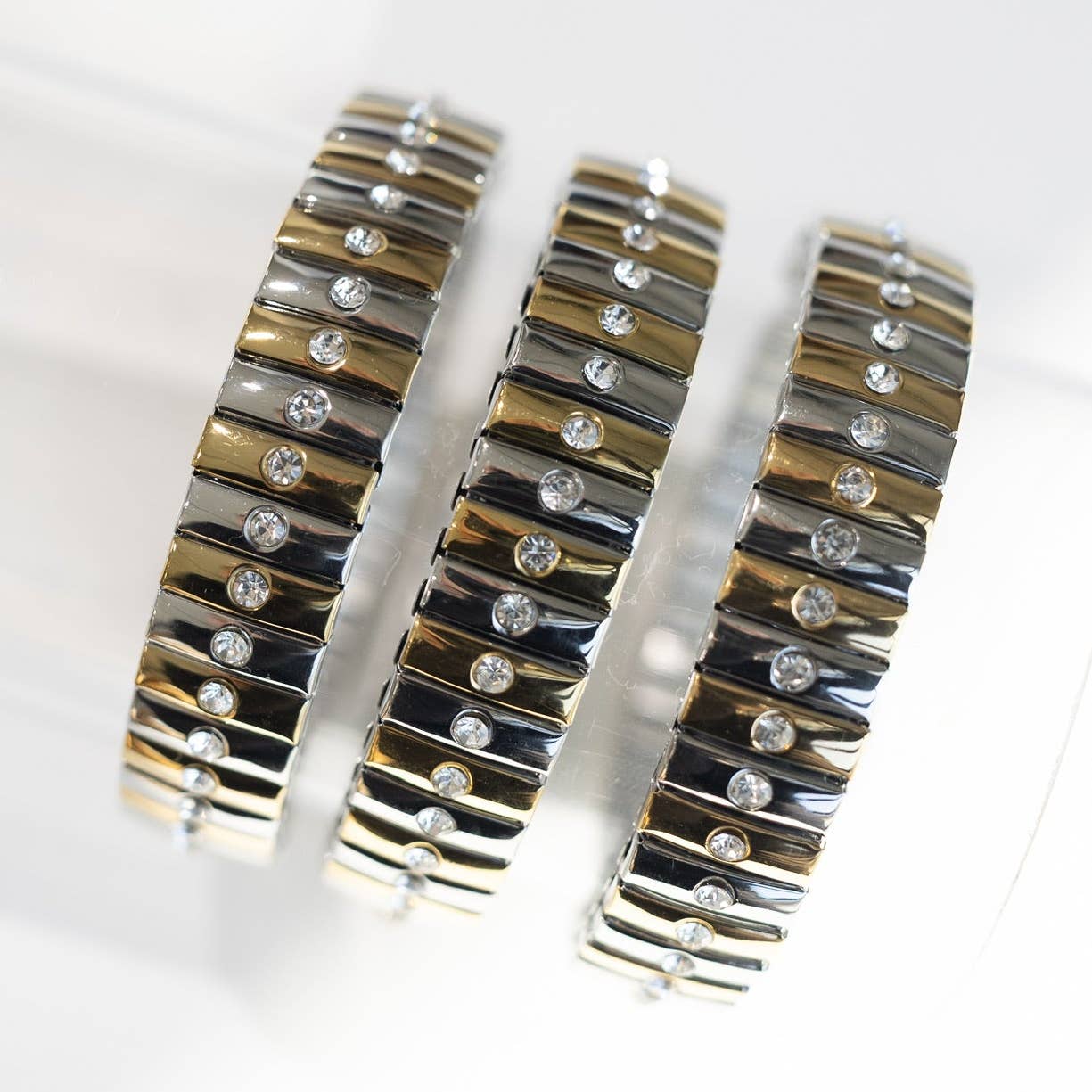 Luxe Link Tiny Mixed Metals + Crystals