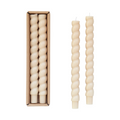 Unscented Twisted Taper Candle in a Box