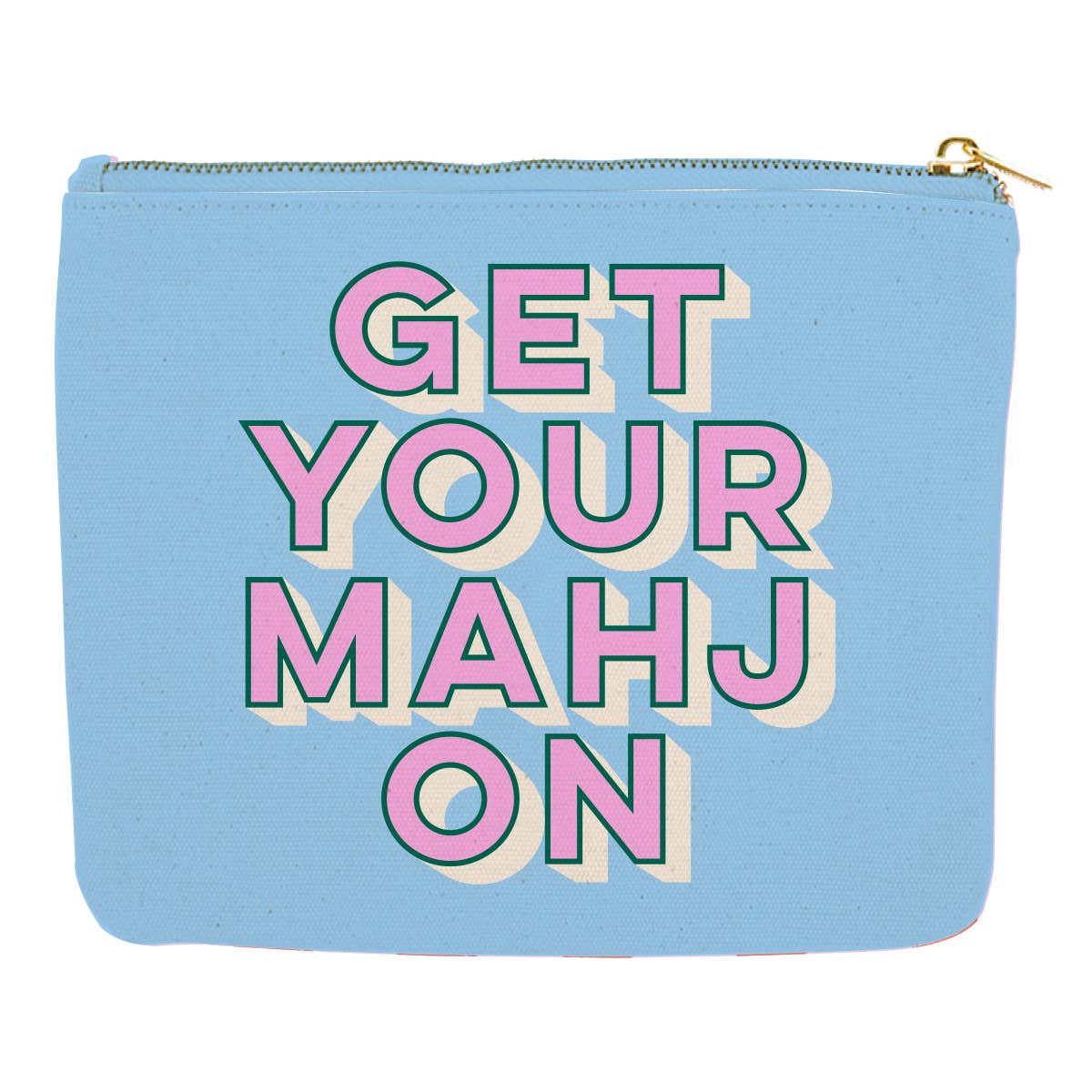 Mahjong Canvas Pouch - Get Your Mahj On