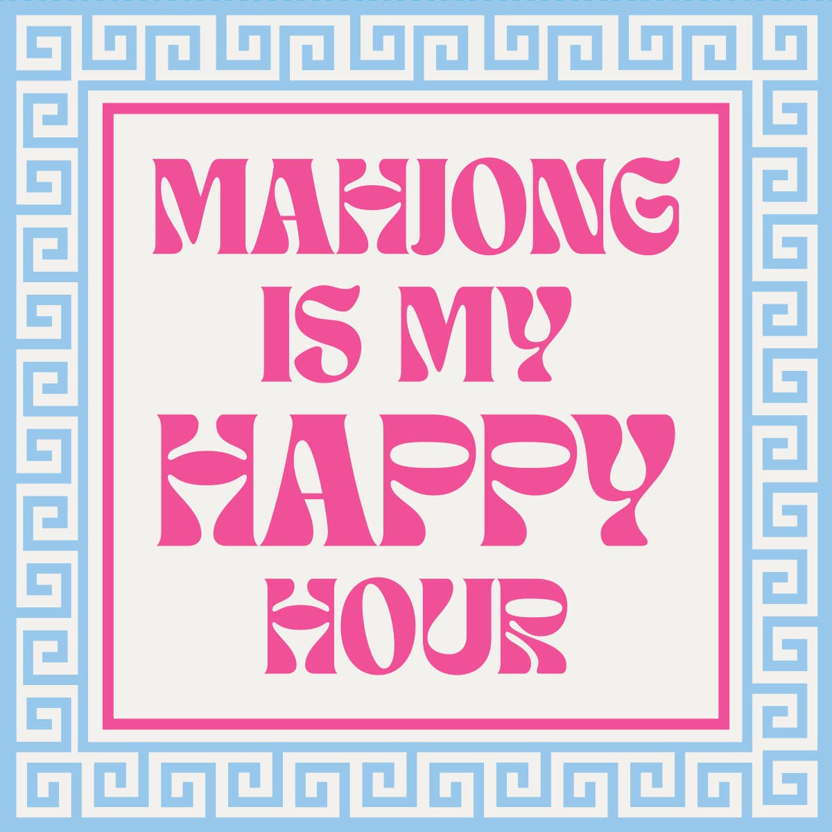 Mahjong Cocktail Napkins - Happy Hour