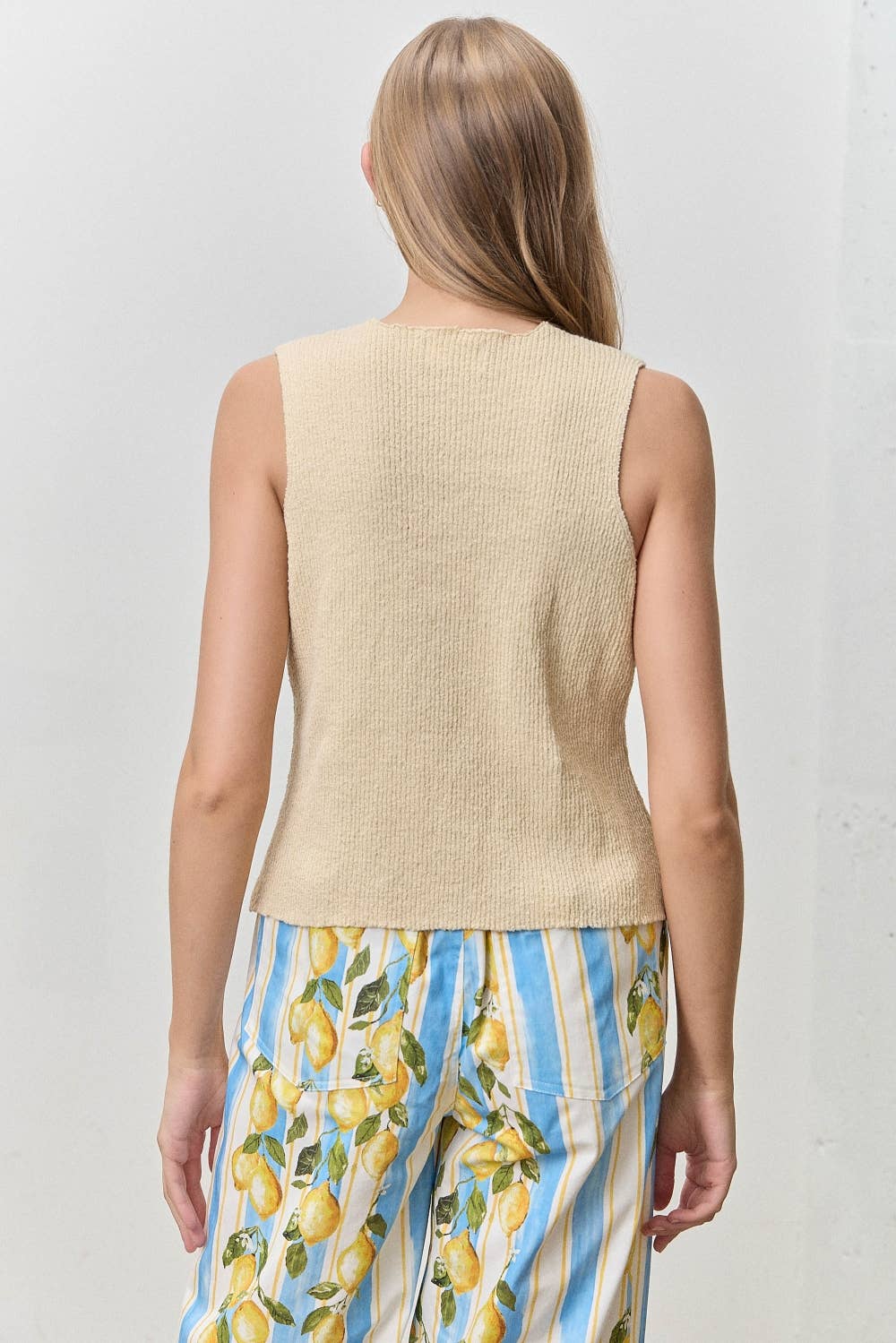Oatmilk Knit Vest