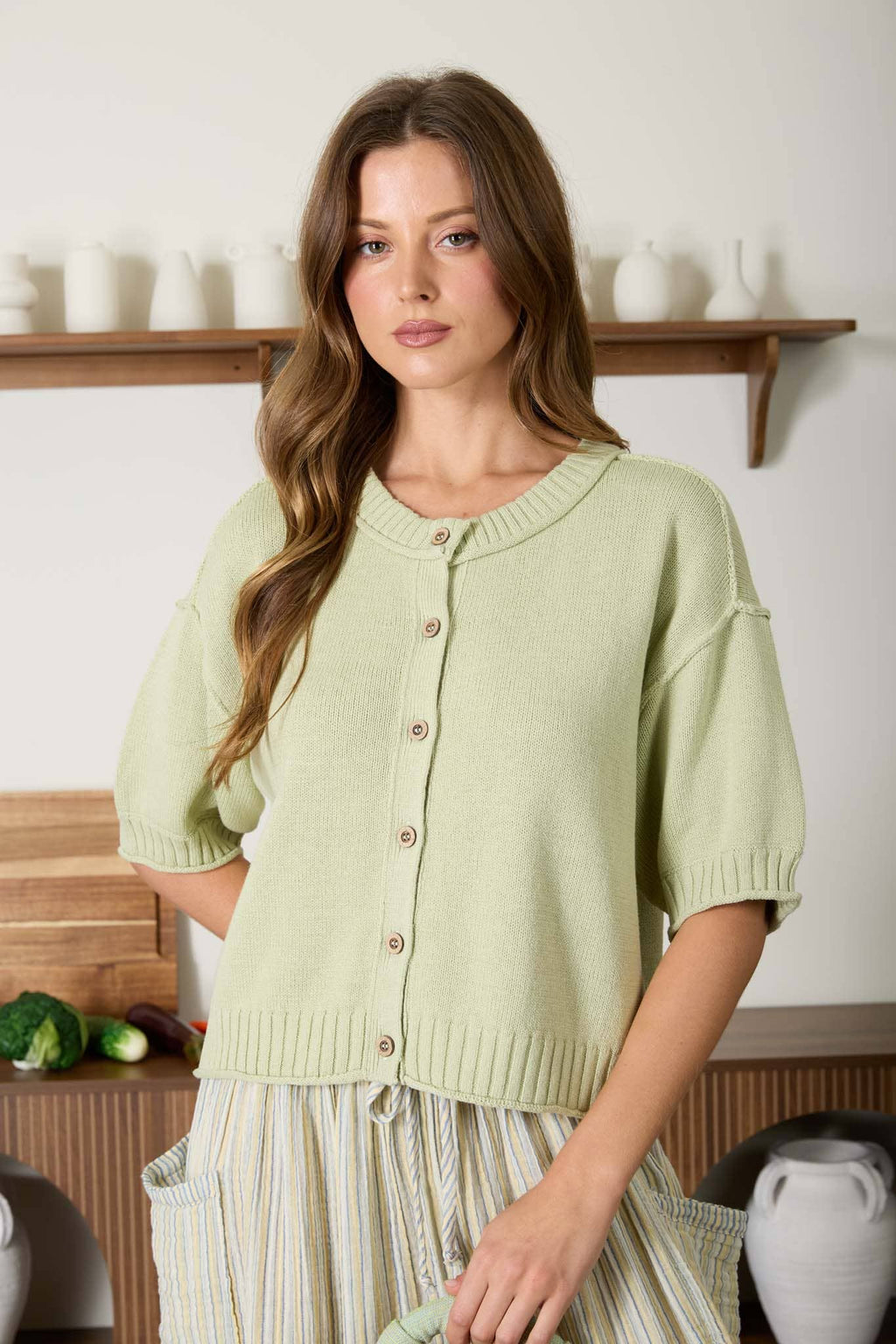 Ollie Button Cardi