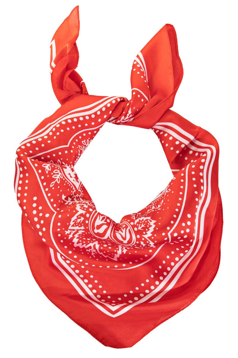 Paisley Bandana Scarf - Choose Color