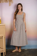 Pretty in Plaid Midi Dress