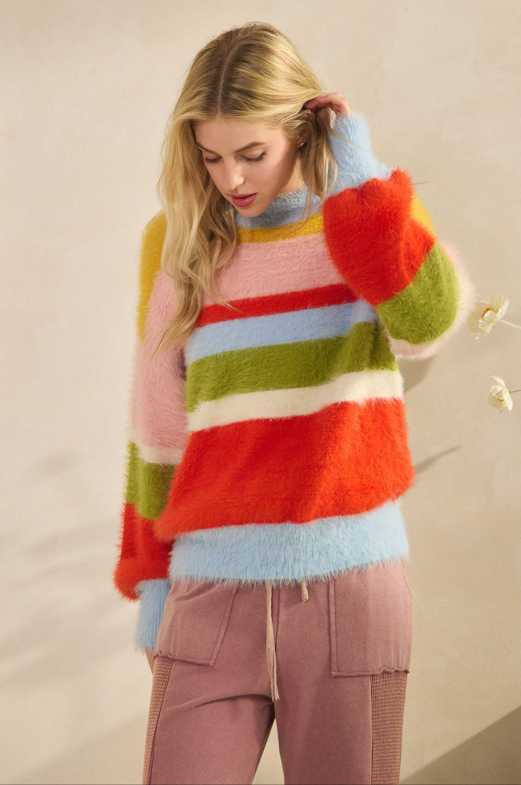 Rainbow Stripe Sweater