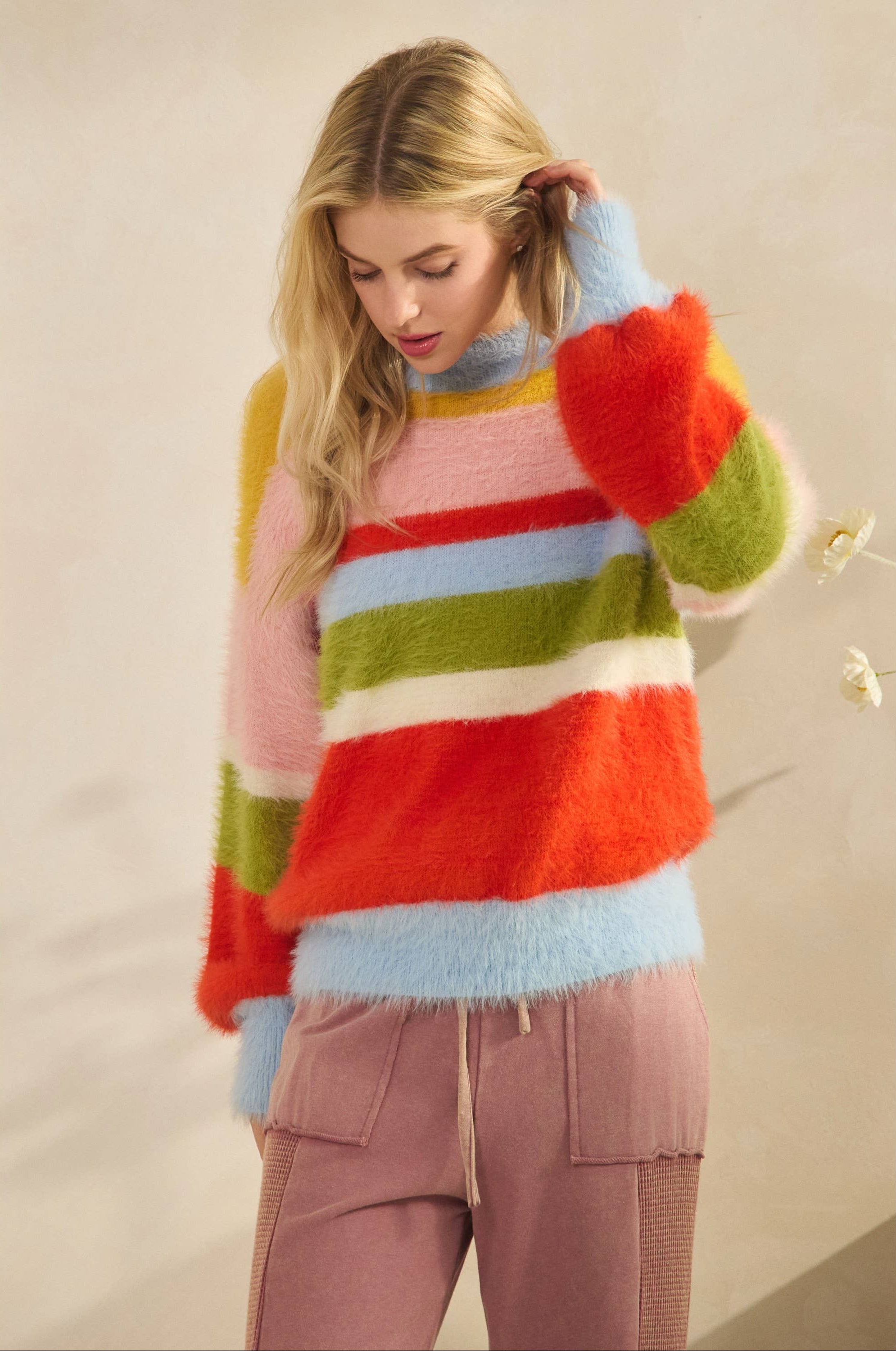 Rainbow Stripe Sweater