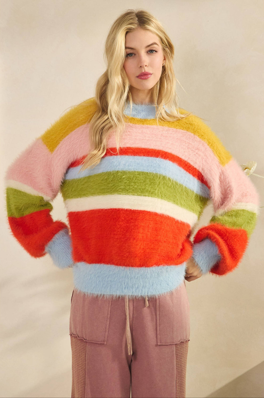 Rainbow Stripe Sweater