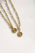 Raylee Toggle Starburst Coin Necklace
