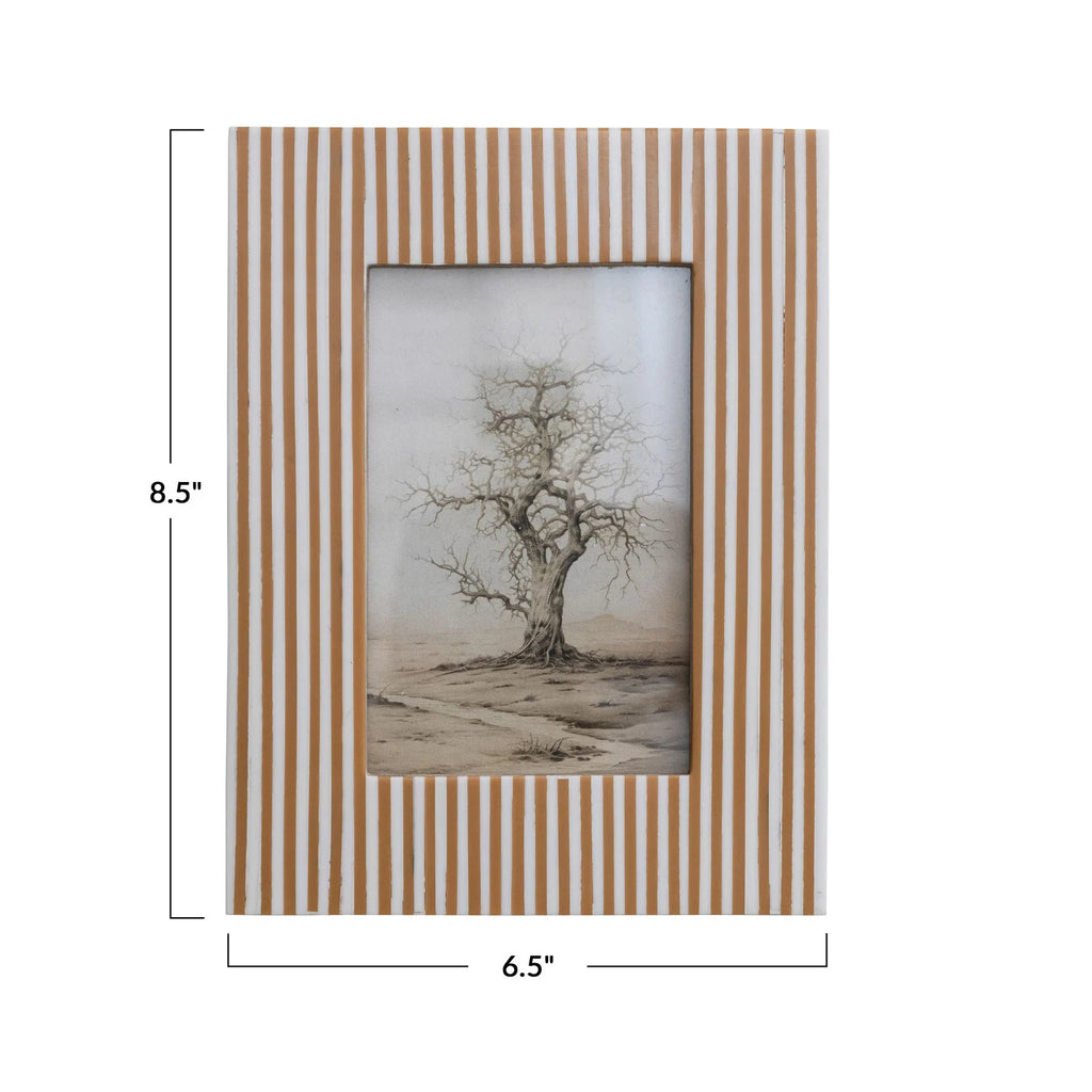 Resin Striped Frame