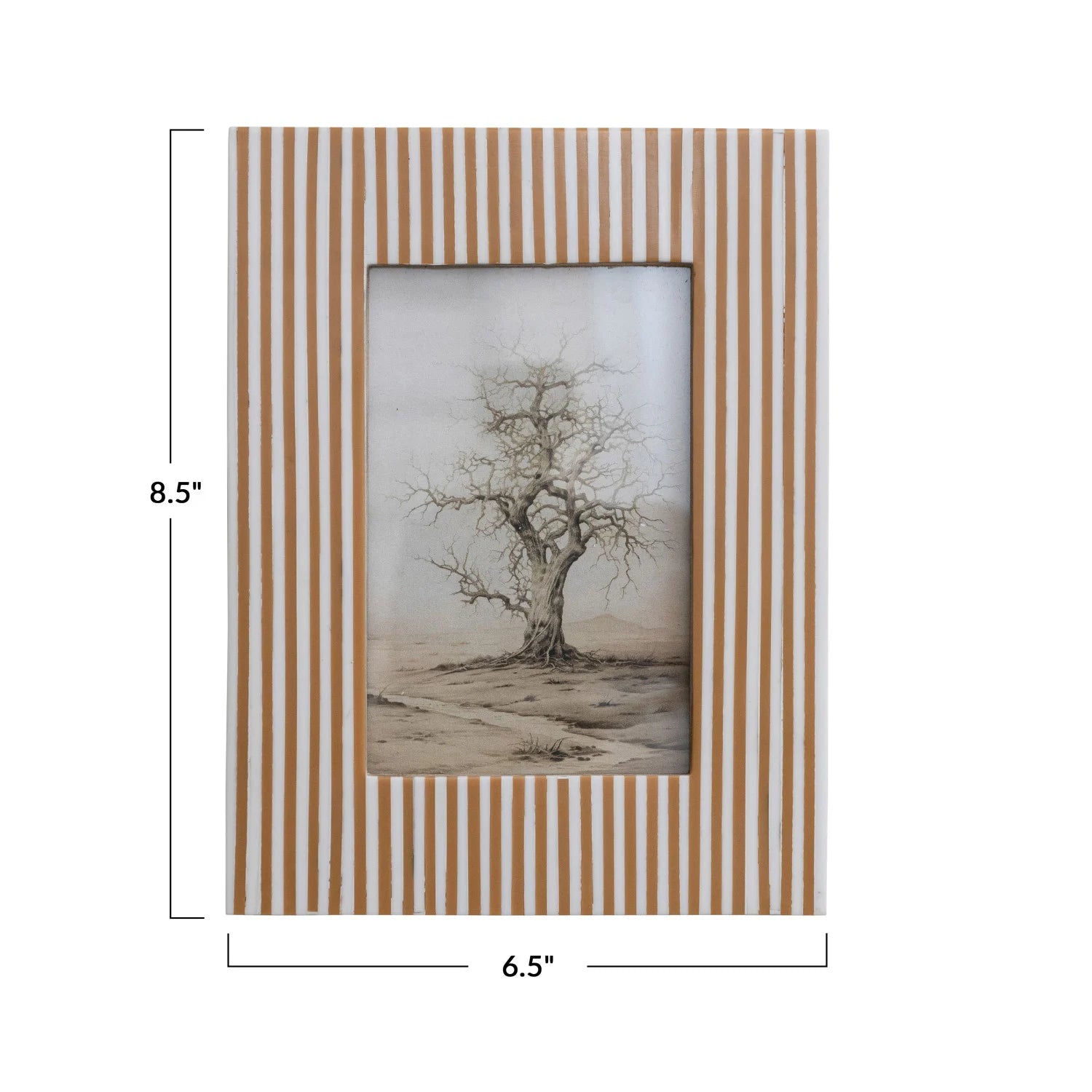 Resin Striped Frame